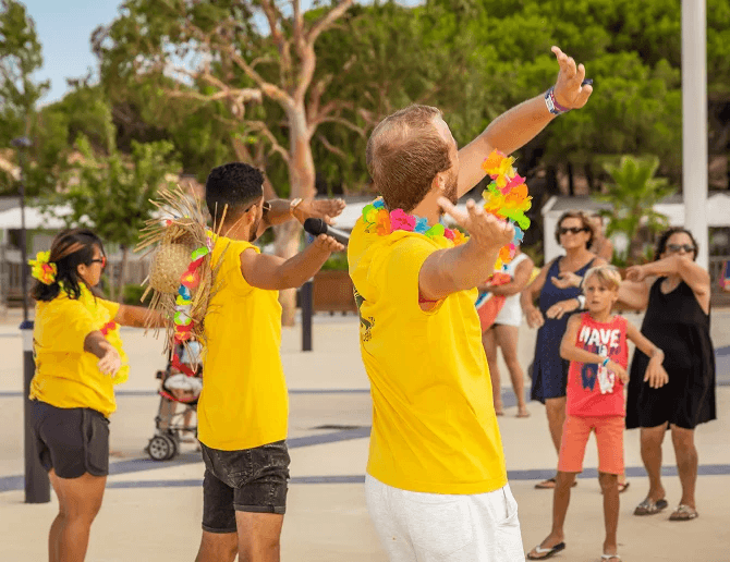 Animation danse en plein air